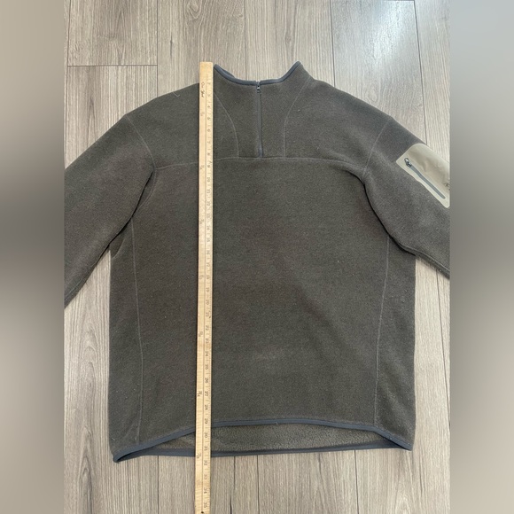 Arc'teryx Men's Covert Polartec Fleece 1/4 Zip Pullover Brown Size XL - Picture 5 of 11